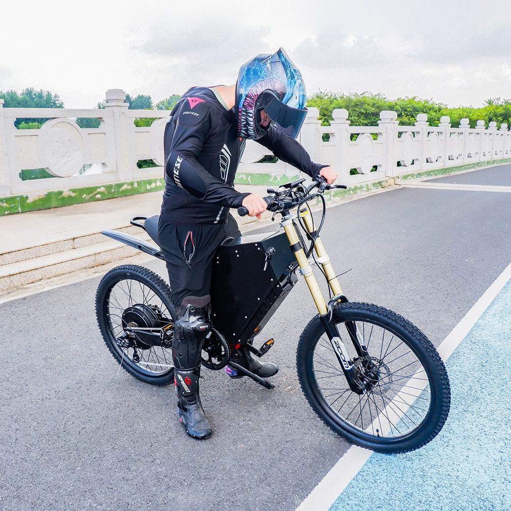 Order Drop Shipping Big Bomber 8000w enduro e-bike the fastest electric dirt bike Stealth Bomber Sur Ron Ebike