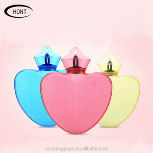 Mini heart hot water bottles