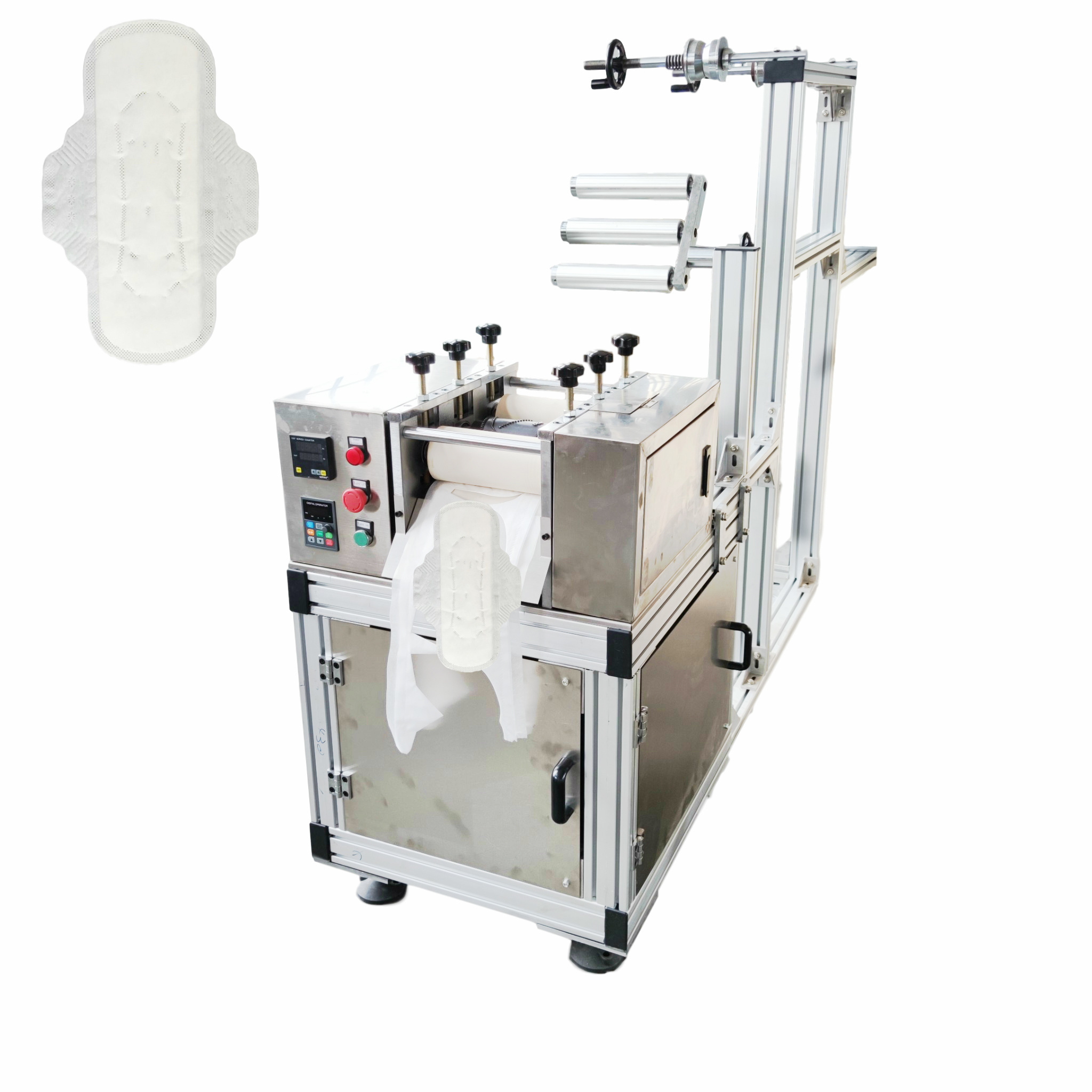 Manufacture China Low Cost Ultrasonic Sanitary Napkin Pad Making Machine For Napkin Producing