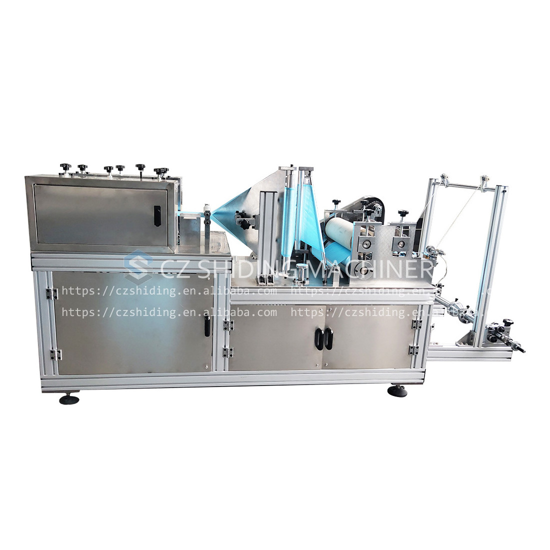 Automatic Non woven Plastic Shoe Cover Making Machine