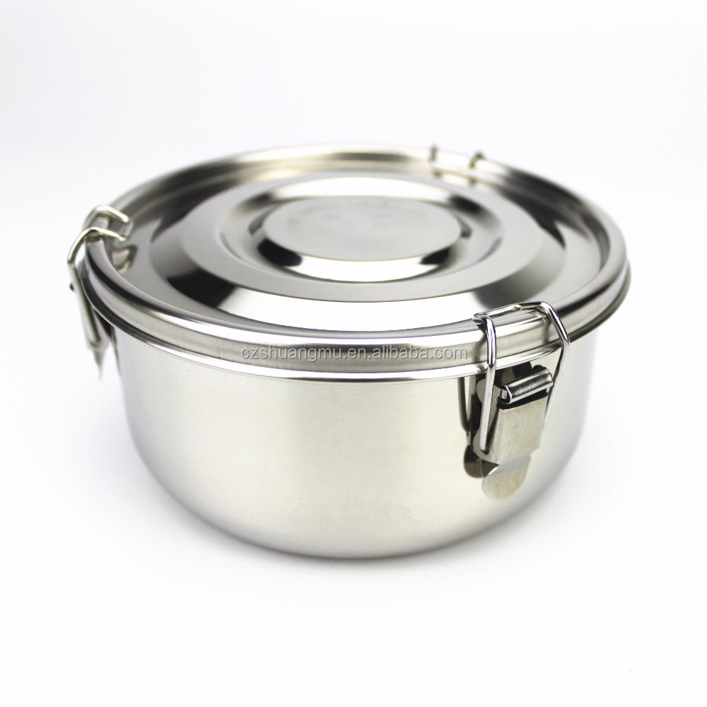 wholesale hot sale leak proof stainless steel colored tiffin bento lunch box set 3pcs