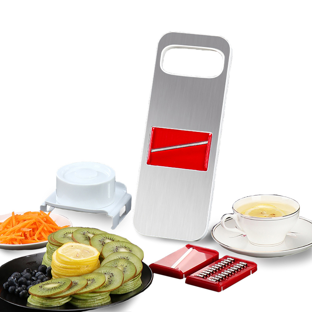 Shule Hot Sale  New Design Household  Manual Mandolin Vegetable Slicer Shredder Dicer Chopper with Magnets