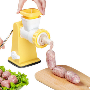 Shule Kitchen Hand Crank Manual Meat Grinder Household Manual Meat Mincer Grinder With Stainless Steel Blade