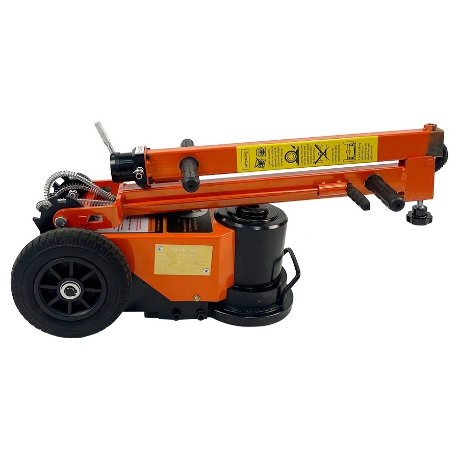 30ton 50ton 80ton 100ton Twin node air hydraulic floor jacks With self-lubricating system