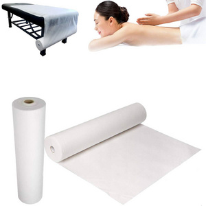 Hot medical hospital waterproof bed sheets roll non woven disposable examination paper bed sheet roll