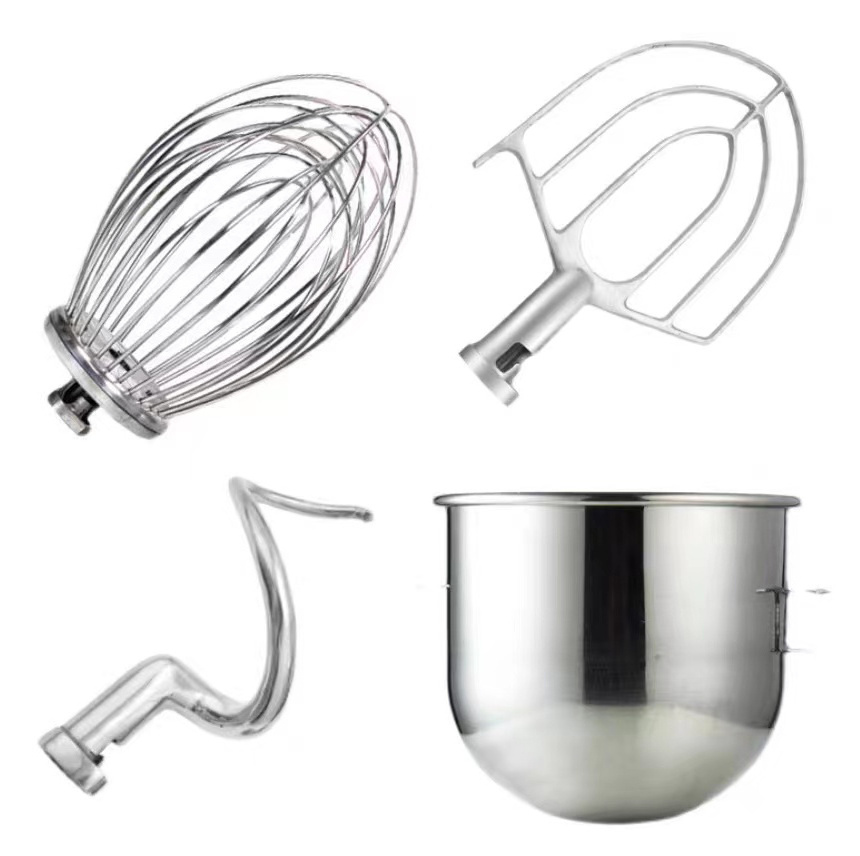 Hengyu planetary mixer spare parts: Bowl, beater, hook, whisk