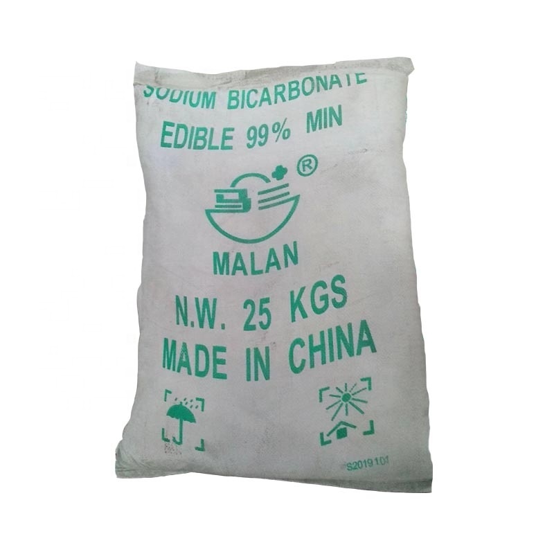 High quality food grade sodium bicarbonate, packaged in English