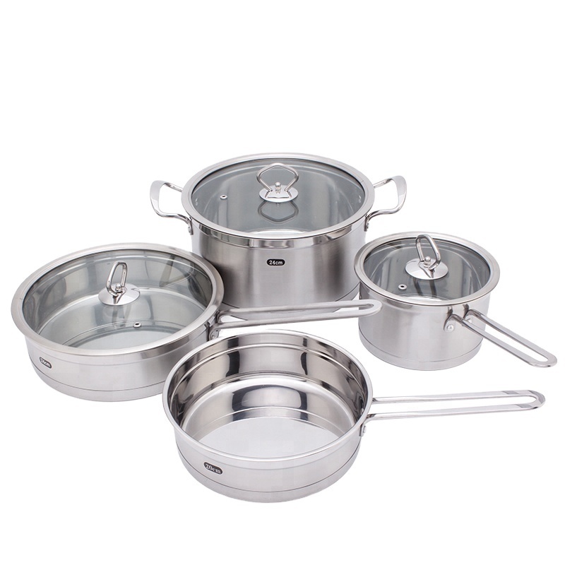 Multifunctional double layer Stainless Steel  Stackable Food warmer Steamer Pot with mesh steamer