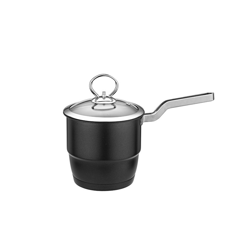 new shape stainless steel cooking pot small saucepan with cover