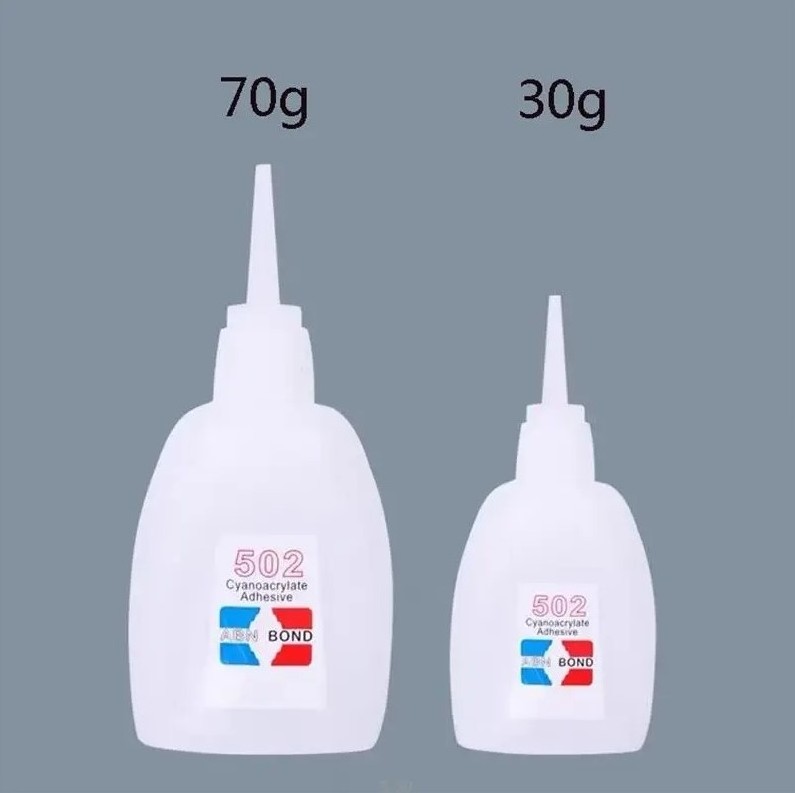 502 Glue Wholesale Super Glue Large bottle 50g Quick drying Advertising Rubber Wood Furniture repair instant drying 5 02 glue