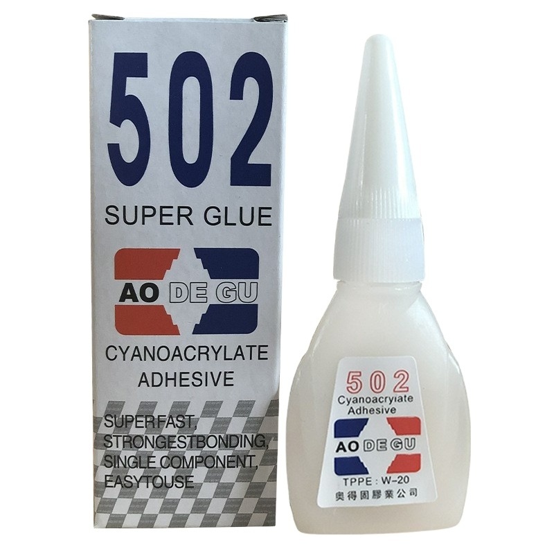 Manufacturers wholesale 502 glue strong quick drying glue net red adhesive 502 instant glue