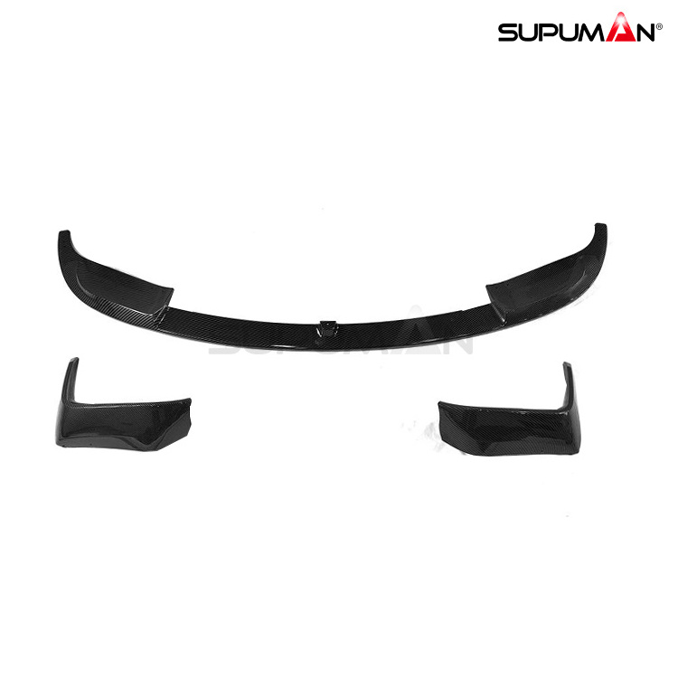 B Modified Front Bumper Lip Splitter 2012-2018 Water Transfer Printing Plastic for BMW 3 SERIES F30 M3 Style Body Kit Accessories