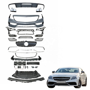 SPM Auto Parts Bumper Face Kit CLS Style Body Kit 2012-2017 CLS63 AMG Upgrade to New for Mercedes Benz W218 Body Kit Jiangsu