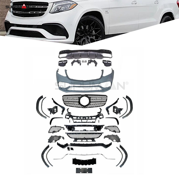 SPM BUMPER Body kit for Mercedes-Benz GLS X166 body kit accessories 2015-2019 Plastic Color Material Origin