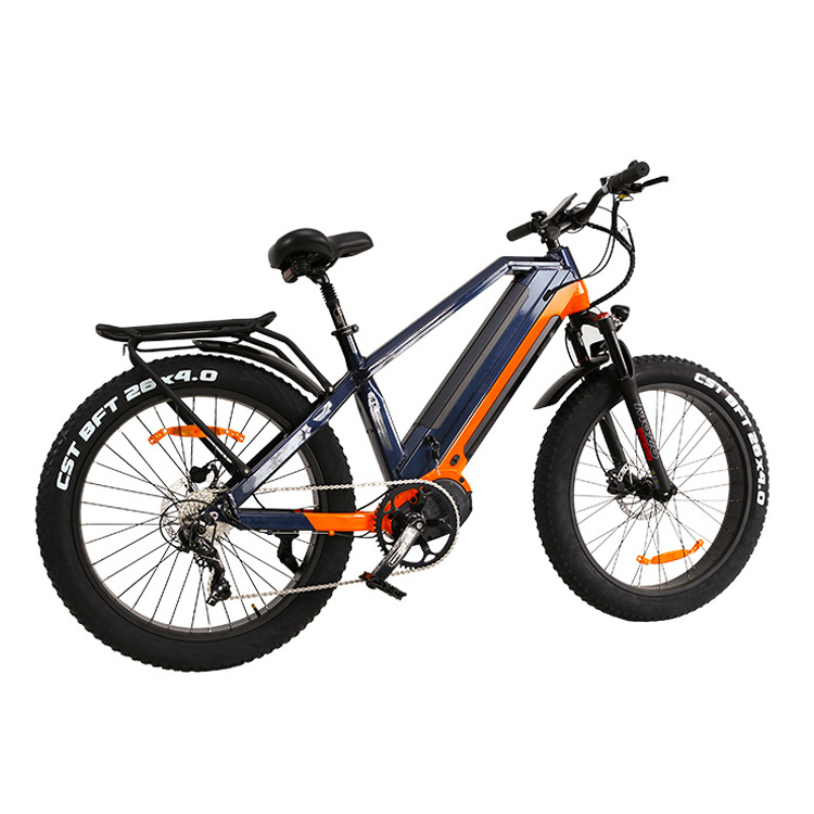 High speed 60km/h 48V 30Ah hidden battery ebike kit 1000W ebike fat tire e-bike mountain electric bicycle