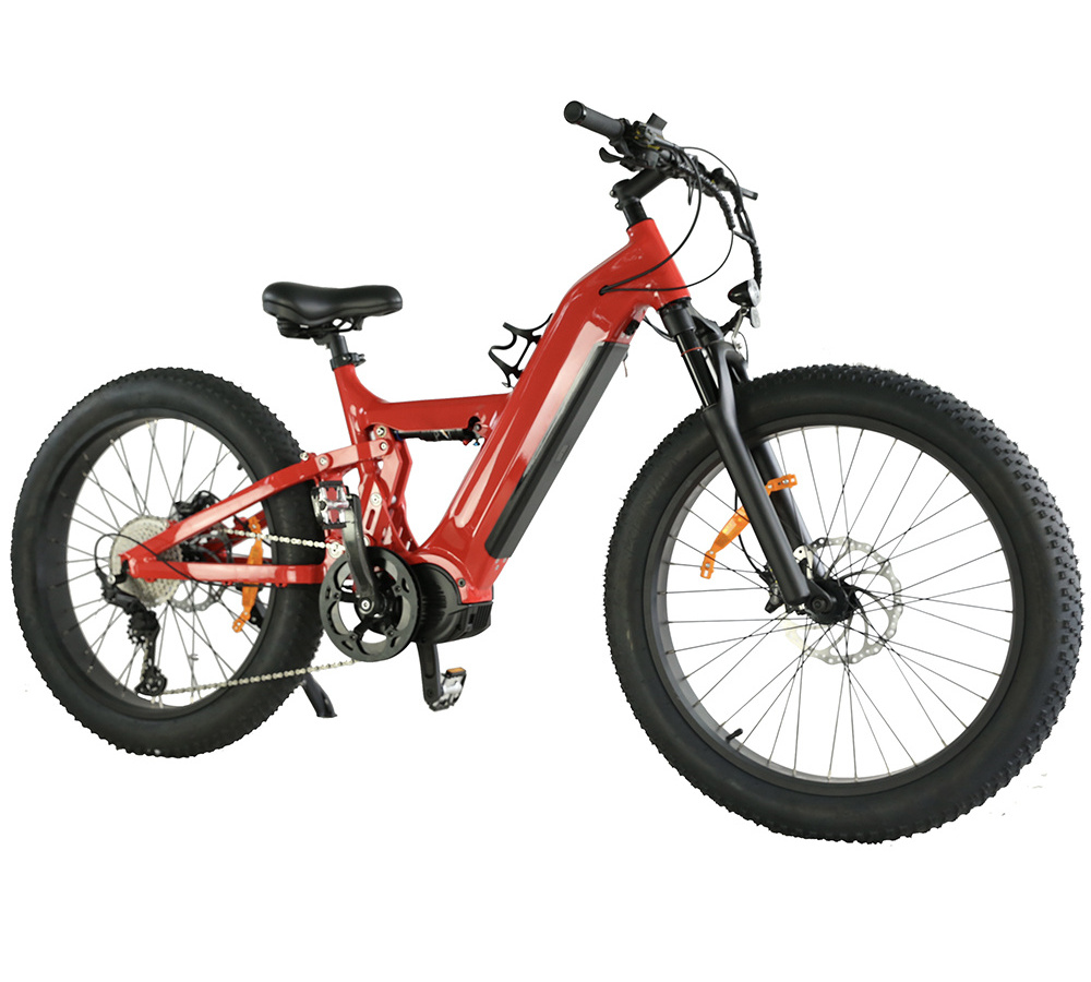 Step Thru 52v 20ah electric bike frame fat tire 1000w mountain bike electric full suspension electric travel bike large frame