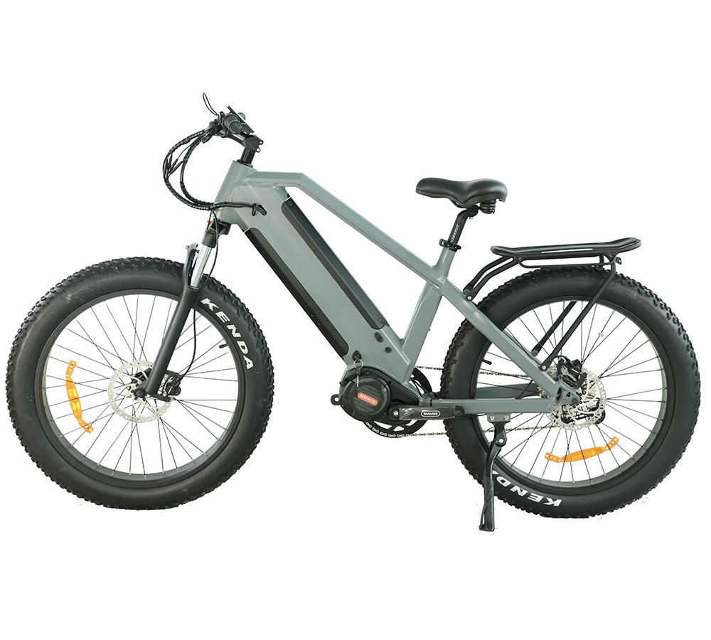 Dual battery 26 inch Aluminum frame mountain ebike fatbike mid drive Bafang M620 1000w electric bike e bike fat tire ebike