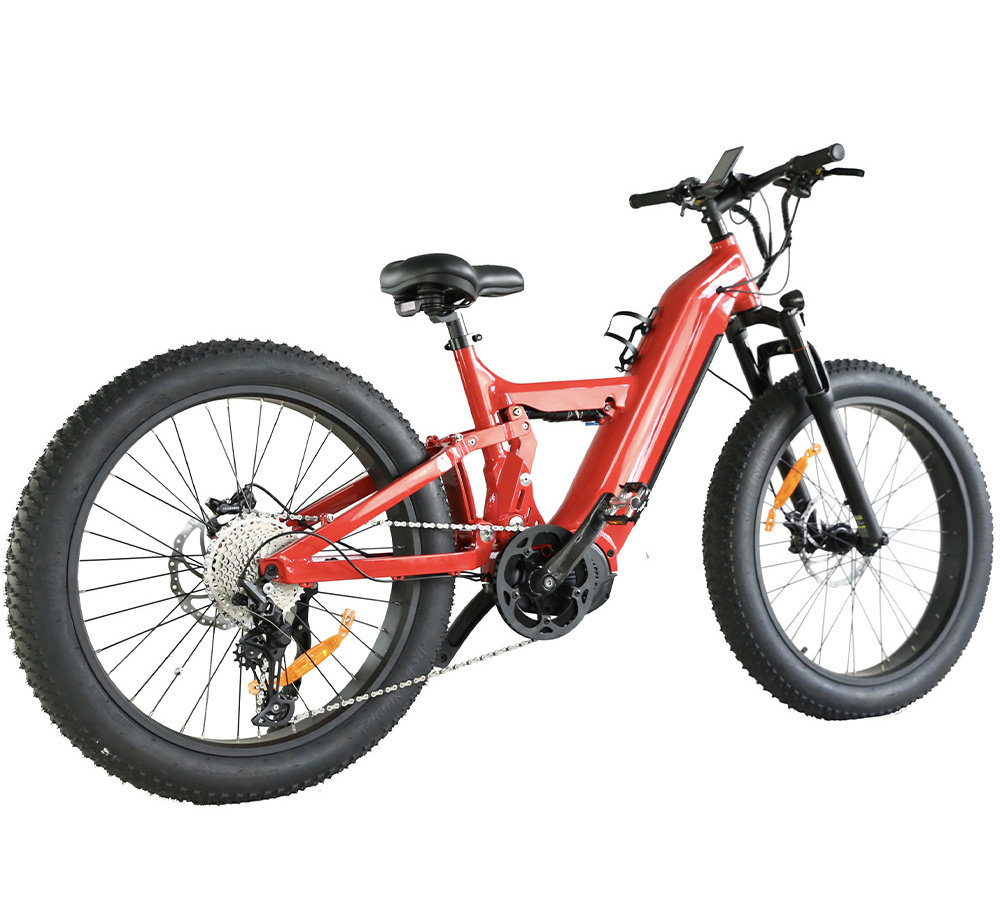 Step Thru 52v 20ah electric bike frame fat tire 1000w mountain bike electric full suspension electric travel bike large frame