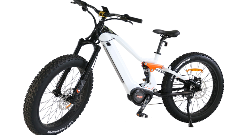 High Power Electric Bike Full Suspension 48V 1000w bafang mid motor Mountain eBike For Adults