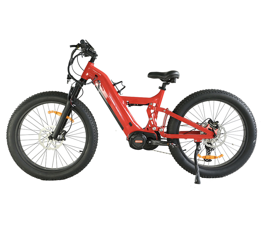 Step Thru 52v 20ah electric bike frame fat tire 1000w mountain bike electric full suspension electric travel bike large frame