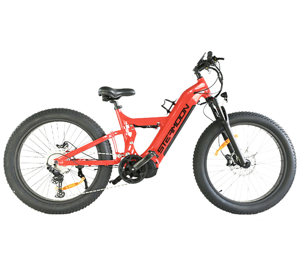 Step Thru 52v 20ah electric bike frame fat tire 1000w mountain bike electric full suspension electric travel bike large frame