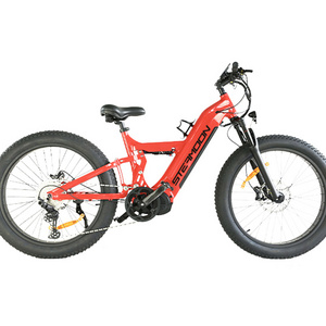 Step Thru 52v 20ah electric bike frame fat tire 1000w mountain bike electric full suspension electric travel bike large frame