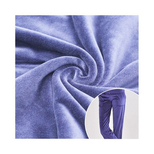 95% polyester 5% elastane 220 gsm velvet velour fabric