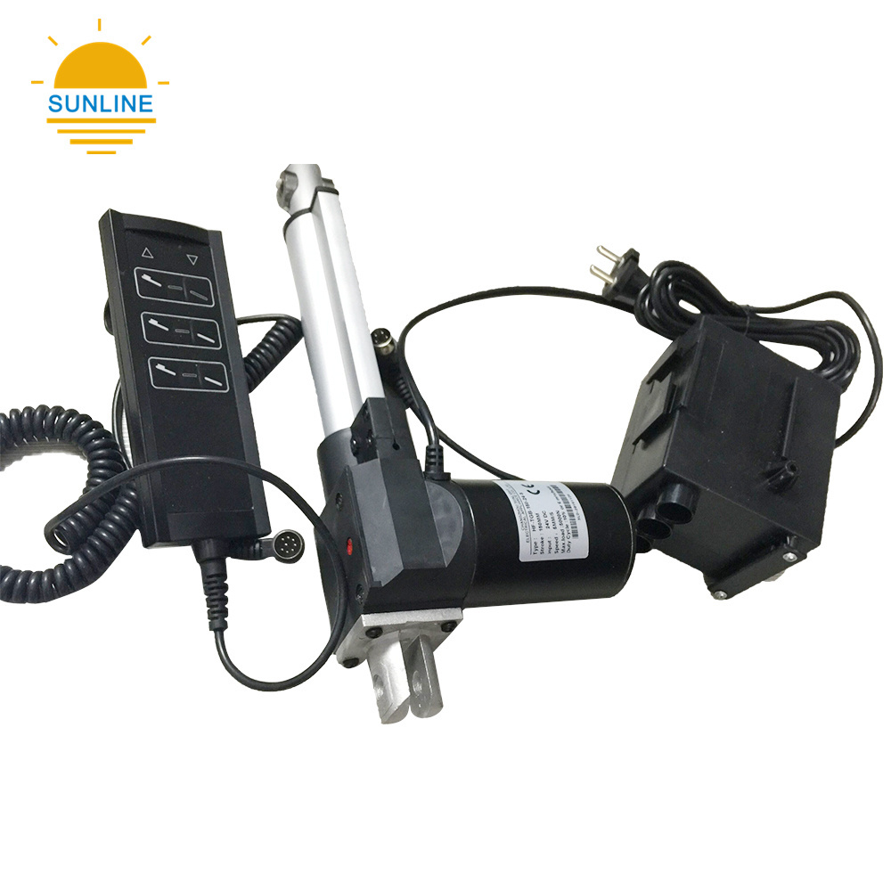 12V/24V DC electric linear actuator for electric car motor 50kw