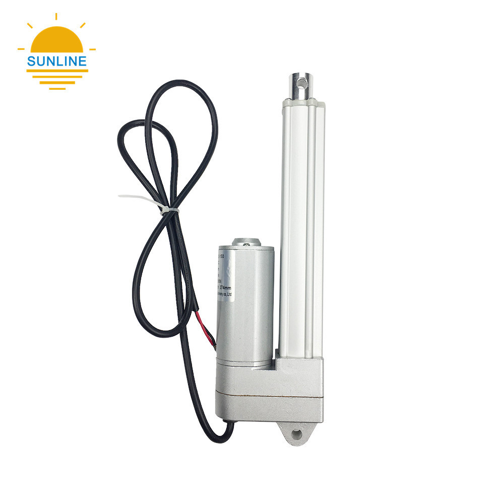 12V Electromagnetic Linear Actuator 1200N Speed 15mm/s Stroke 150mm IP54/IP65