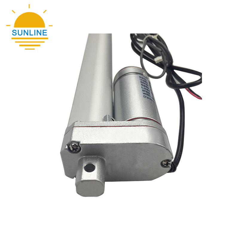 SLA01 Electric Linear actuator 220V 12V 24V 48V With Encoder Load Forcr 120N Speed 50mm/s stroke 305mm ip54/ip65