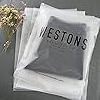 Custom Frosted Zipper Bags Printed Logo Reusable Plastic Clear Zip Lock Shipping Bags For Clothing