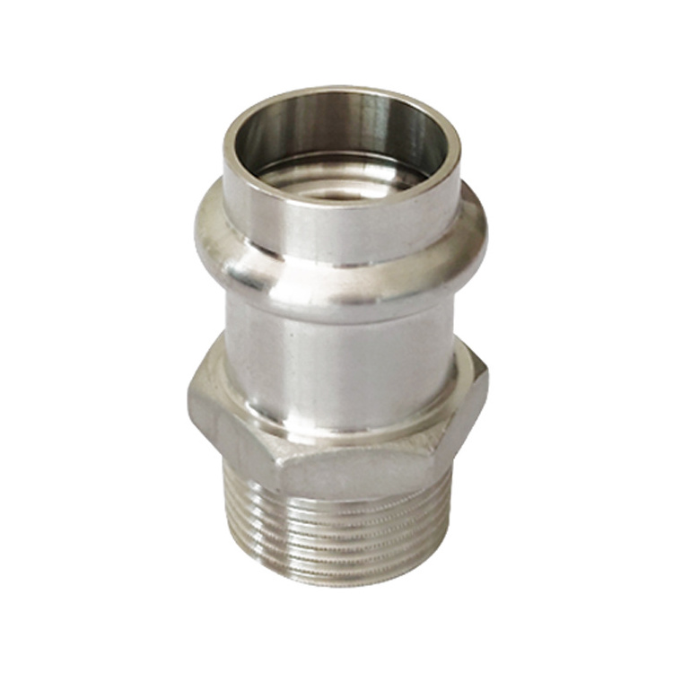 High quality NPT BSP Hose nipple SS304 316 sanitary stainless steel pipe fittings