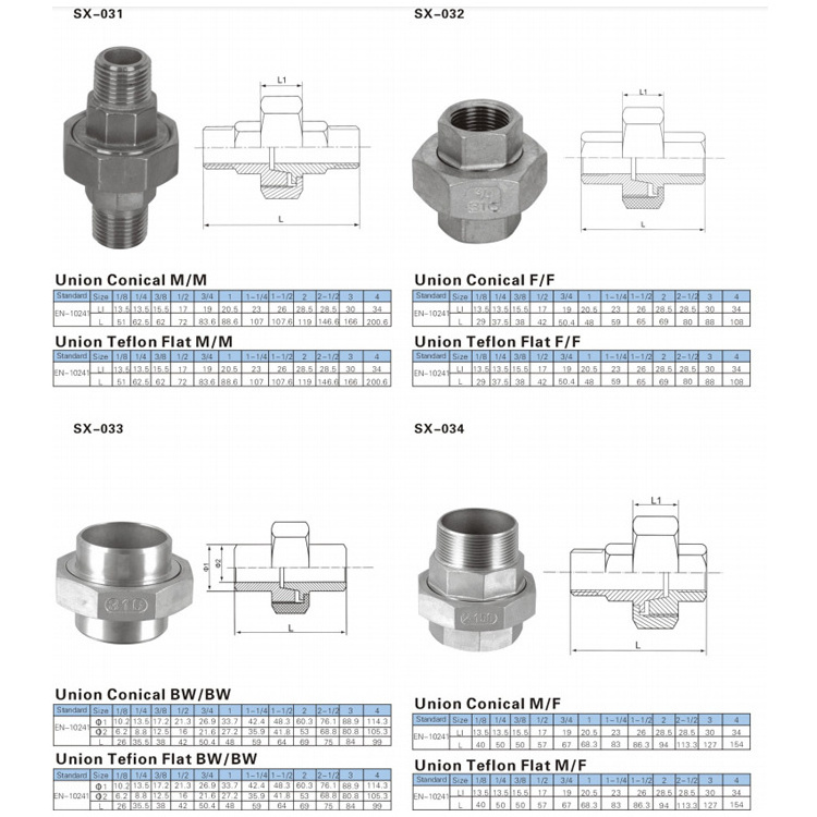 High quality NPT BSP Hose nipple SS304 316 sanitary stainless steel pipe fittings