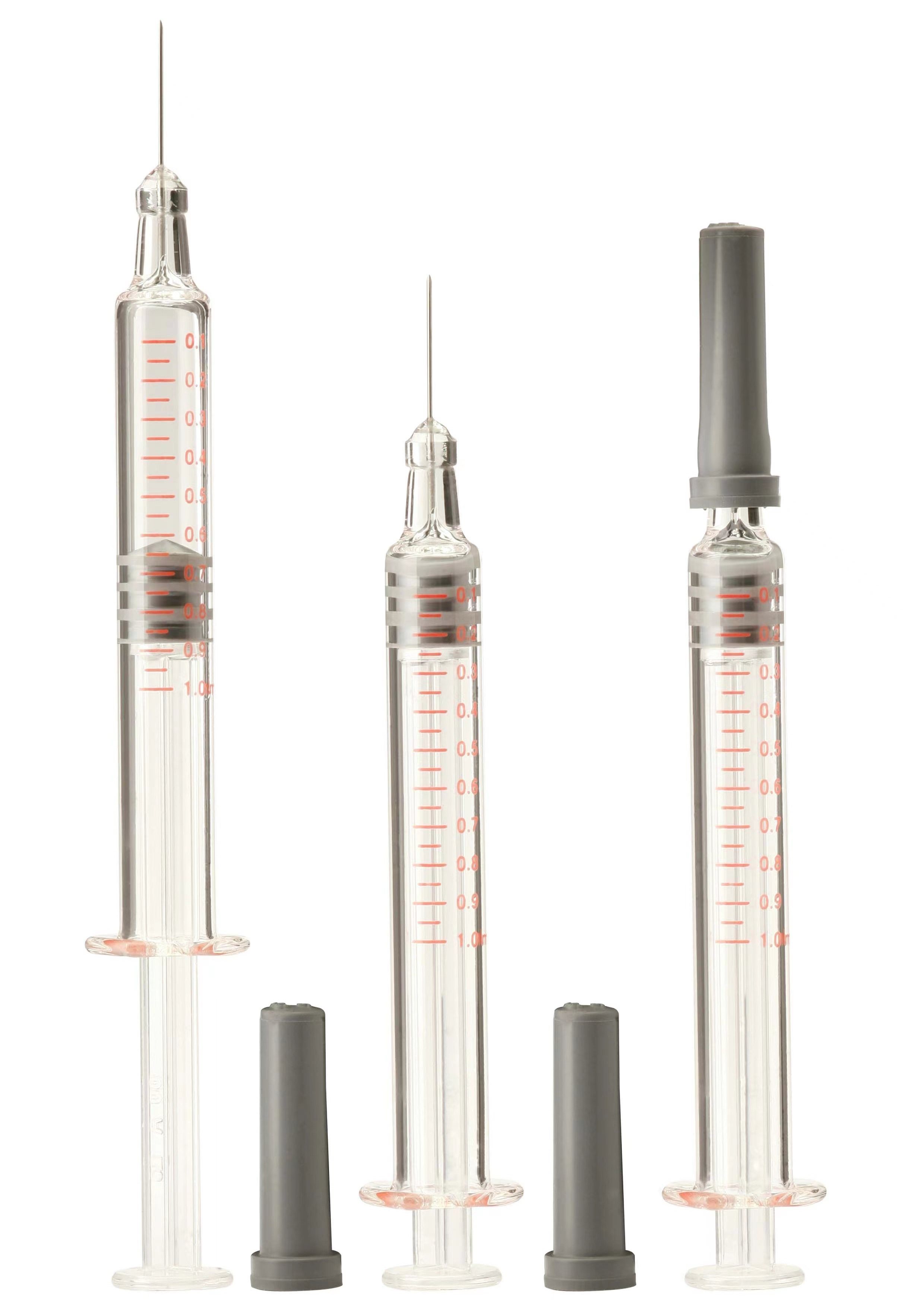 Hot Sale Different Capacity Prefilled Glass Syringe Luer Lock and Cartridge for Vaccine