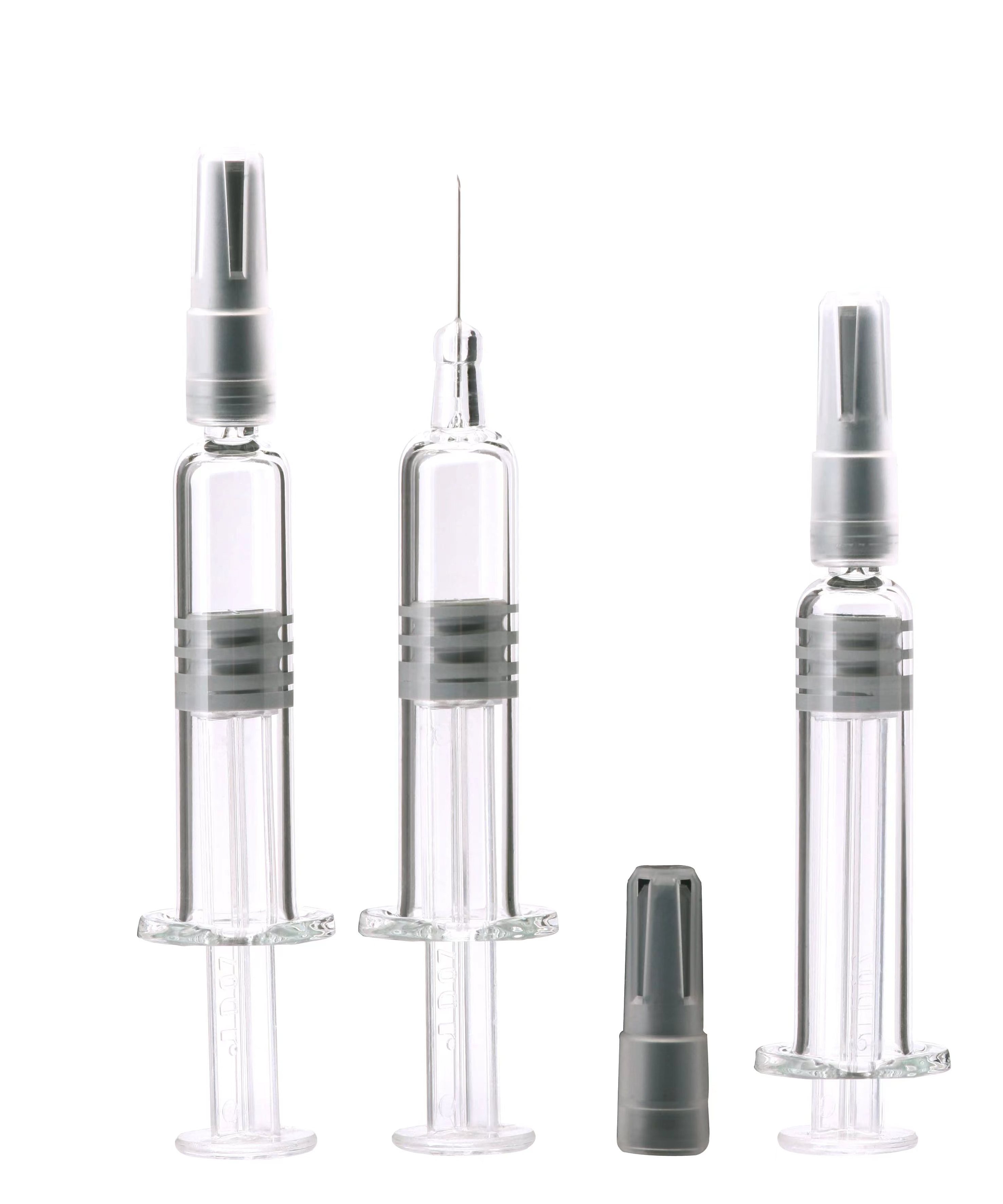 Hot Sale Different Capacity Prefilled Glass Syringe Luer Lock and Cartridge for Vaccine