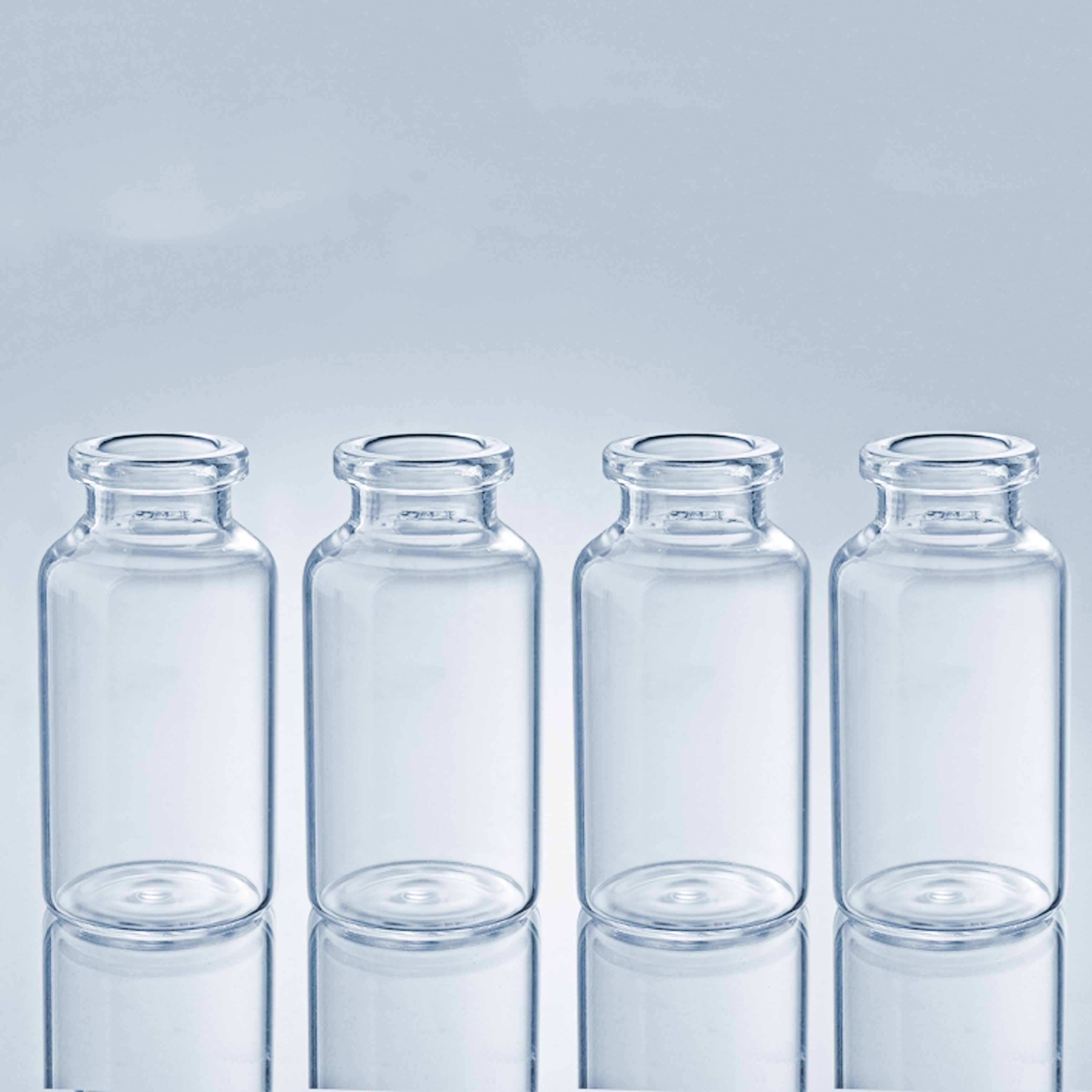 Wholesale Pharmaceutical 5ml 7ml 8ml 10ml 15ml 20ml 30ml 50ml Clear molded sterile glass injection vials for antibiotics