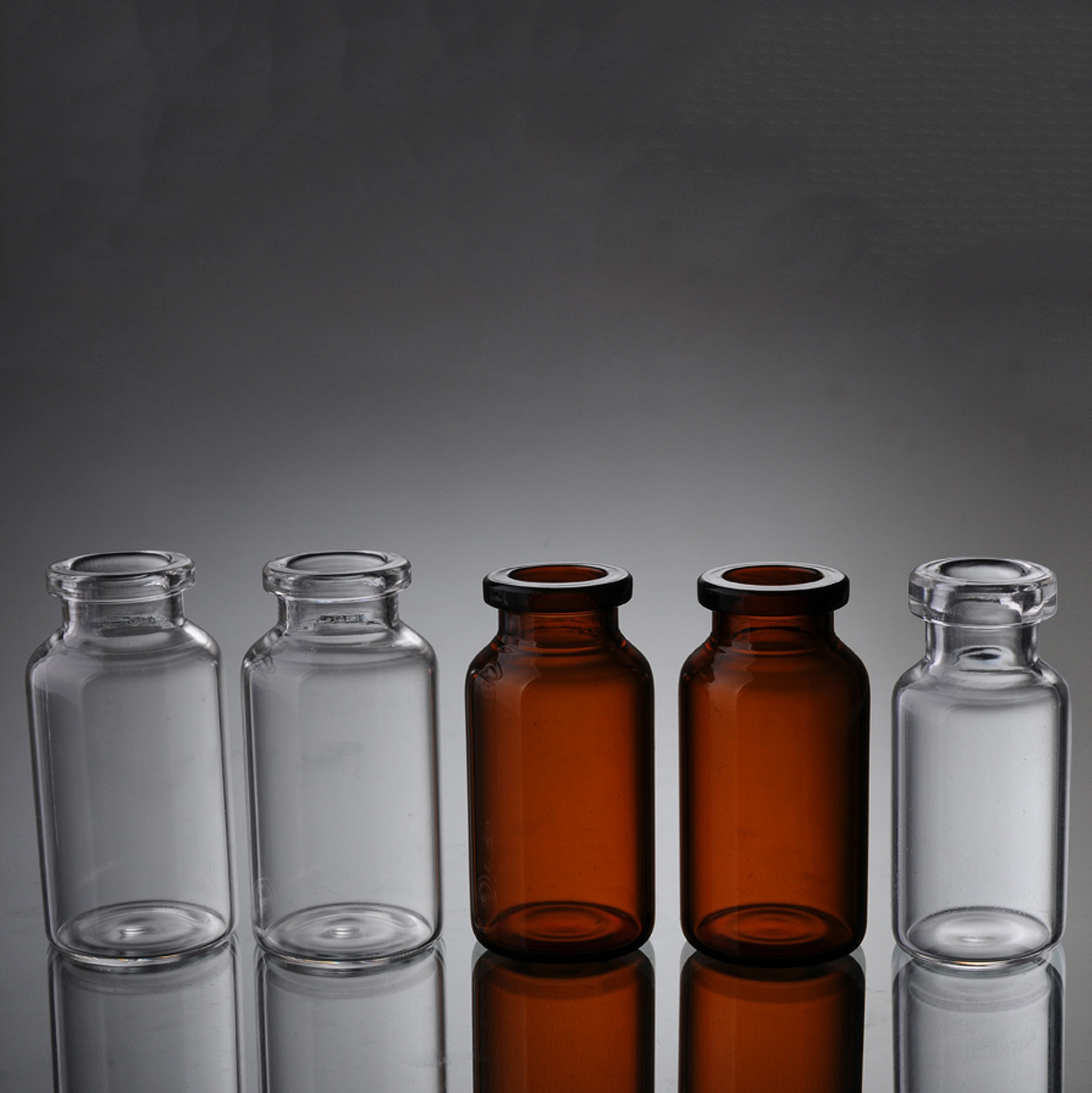 color coating surface handing mini glass vial 2ml 3ml 5ml 8ml 10ml 15ml 20ml 25ml 30ml small glass bottle with rubber