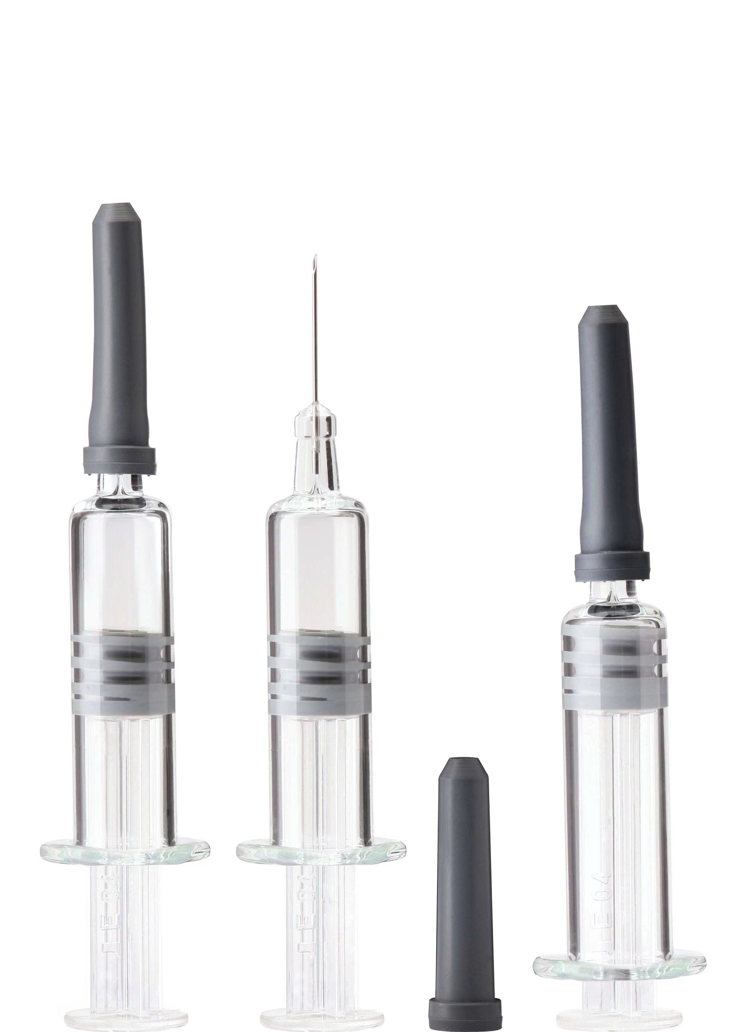 Hot Sale Different Capacity Prefilled Glass Syringe Luer Lock and Cartridge for Vaccine