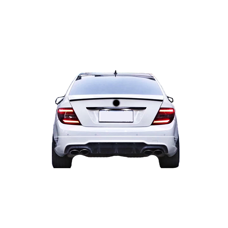 Car accessories body kit for Mercedes benz C class w204 upgrade to C63 AMG style with front and rear bumper grille side skirt