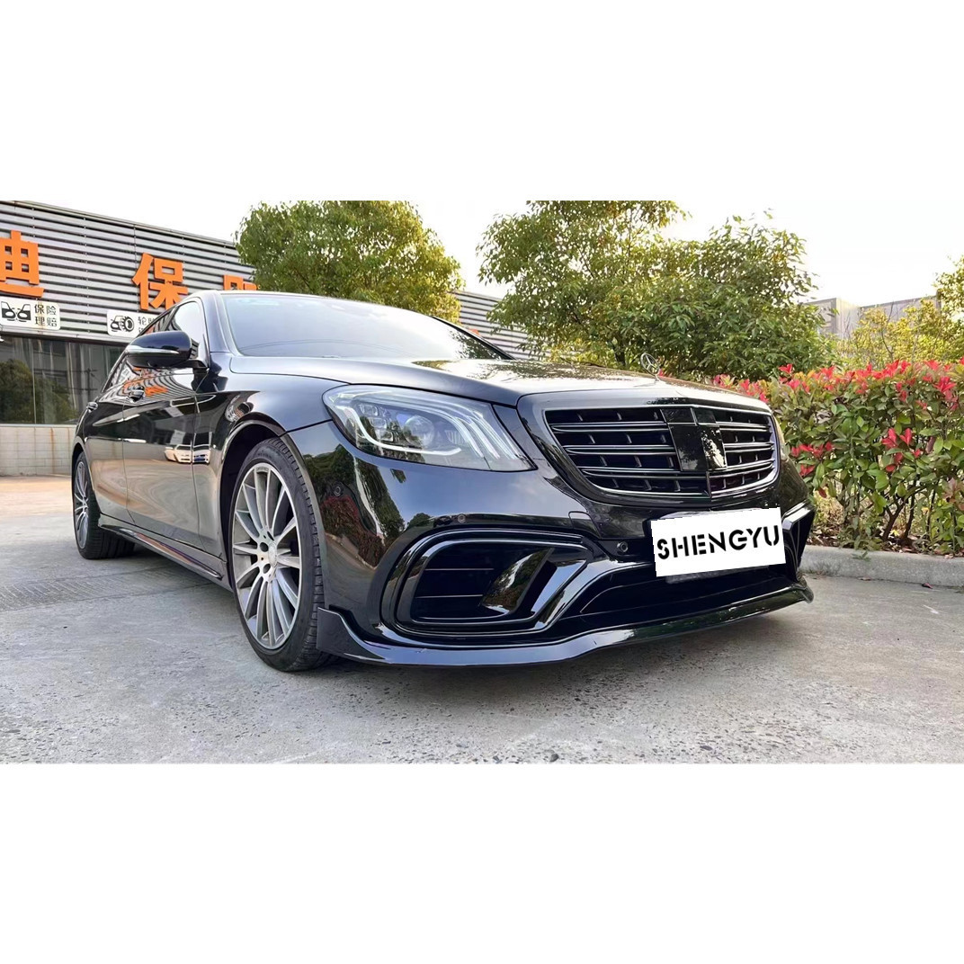 body kit For Mercedes Benz S-class W222 s350 s400 s450 s550 change to bra-bus B700 style