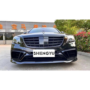 body kit For Mercedes Benz S-class W222 s350 s400 s450 s550 change to bra-bus B700 style