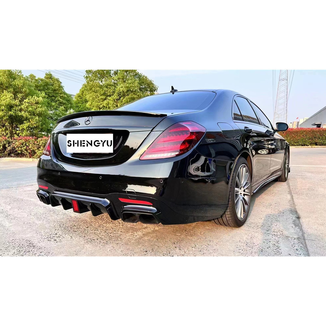 body kit For Mercedes Benz S-class W222 s350 s400 s450 s550 change to bra-bus B700 style