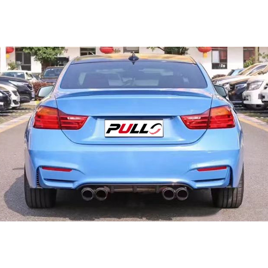 Body kit for BMW 4 series F32 F36 2014-2019 upgrade to M4 style front rear bumper with grille side skirts rear diffuser