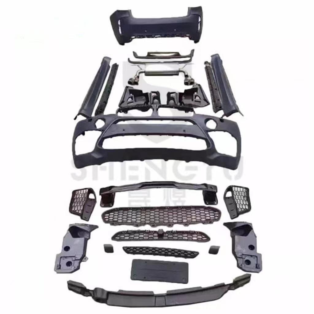 Popular hot sale newest auto parts body kit with front and rear bumper and grille for BMW X6 F16 2014-2019 upgrade to X6M