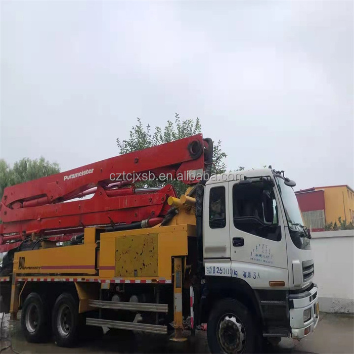 Germany make second hand putzmeister concrete pumps truck in used condition with benzz chassis for sale