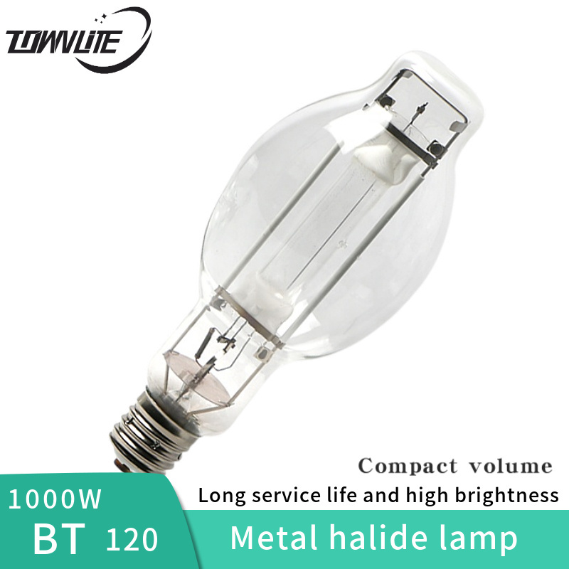 Hot Sale Factory Direct Price metal halide bulb factory 1000W Metal Halide Lamps BT56 E39/E40  MH1000W