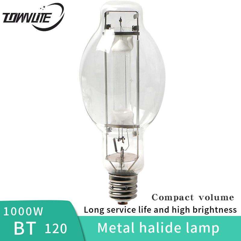 Hot Sale Factory Direct Price metal halide bulb factory 1000W Metal Halide Lamps BT56 E39/E40  MH1000W