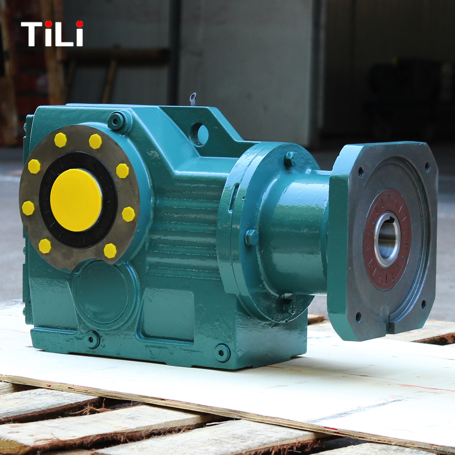 TILI K Series Helical Bevel Speed Reducer Box Transmission Part For Plastic Machines 1400Rpm 220v Speed Reduce Gear Box