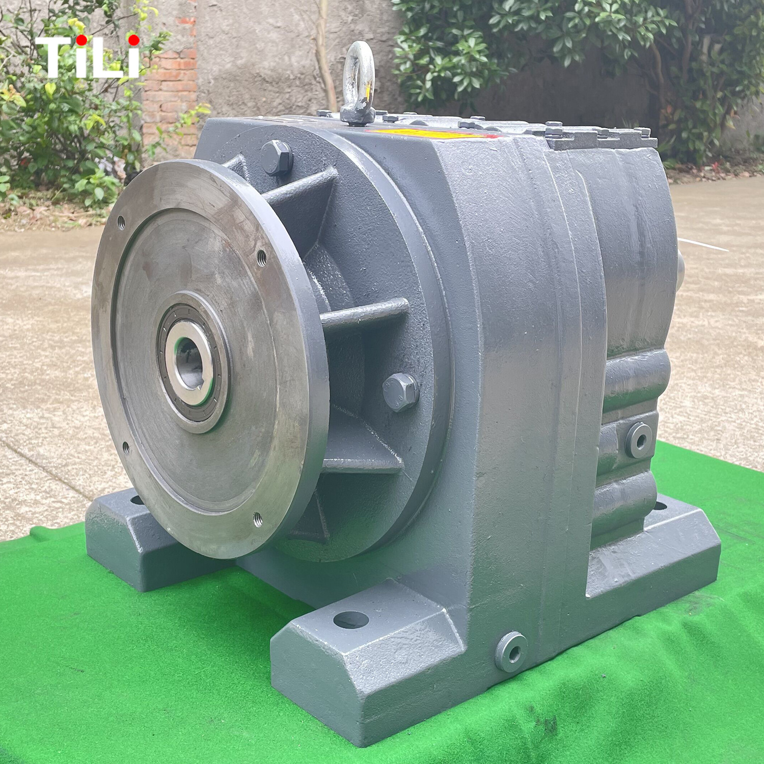 TILI R Series Inline Shaft Electric Motor With Gear R Series Coaxial Gear Speed Reducer