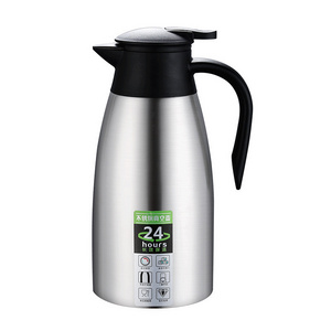 High Quality 2L Vacuum Insulated Thermos Tea Coffee Pot For Coffee Carefe Pot Thermal Coffee Kettle Outdoor